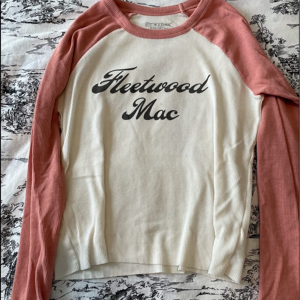 FLEETWOOD MAC long sleeve baseball tee